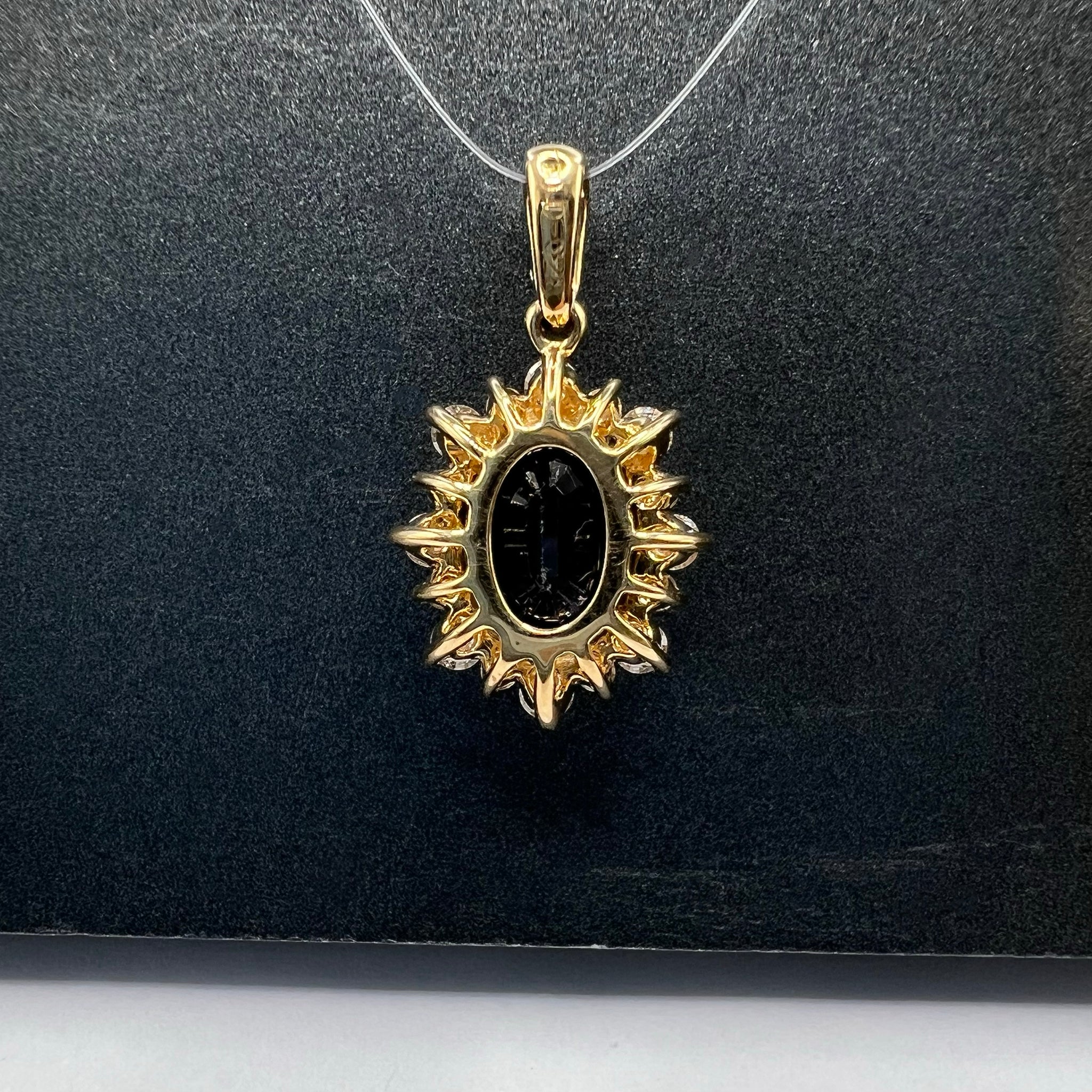 Sapphire and Diamond Pendant